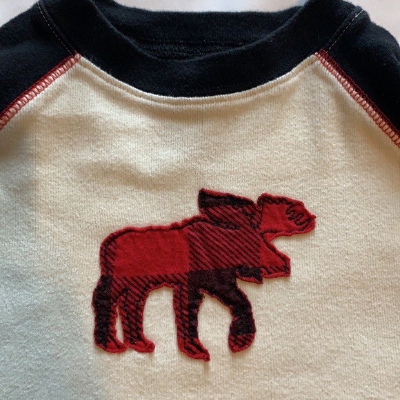 LazyOne Unisex Size 4T “Moose Plaid” Kid Pajamas - Picture 5 of 6